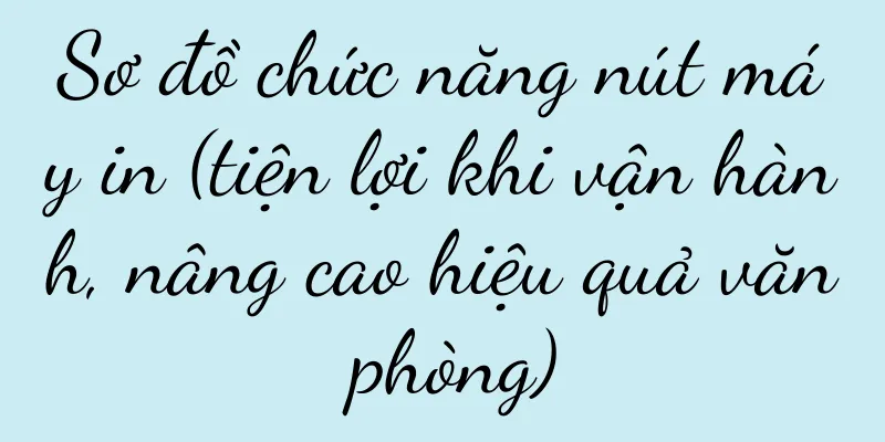 Sơ đồ chức năng nút máy in (tiện lợi khi vận hành, nâng cao hiệu quả văn phòng)