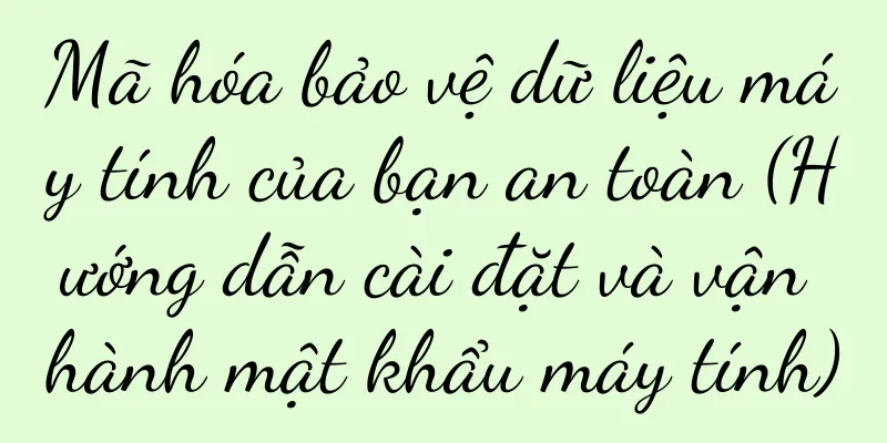 Mã hóa bảo vệ dữ liệu máy tính của bạn an toàn (Hướng dẫn cài đặt và vận hành mật khẩu máy tính)