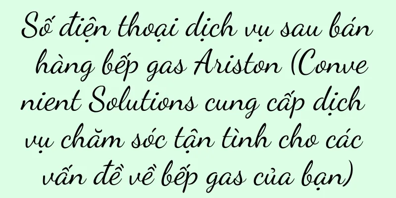 Số điện thoại dịch vụ sau bán hàng bếp gas Ariston (Convenient Solutions cung cấp dịch vụ chăm sóc tận tình cho các vấn đề về bếp gas của bạn)