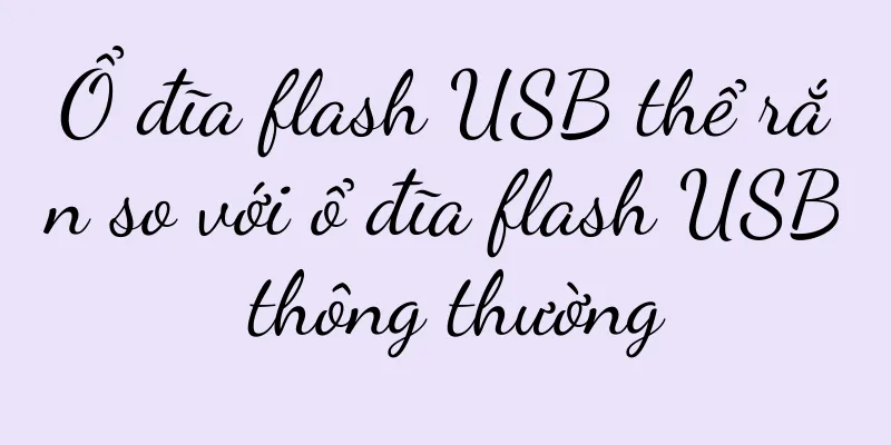 Ổ đĩa flash USB thể rắn so với ổ đĩa flash USB thông thường