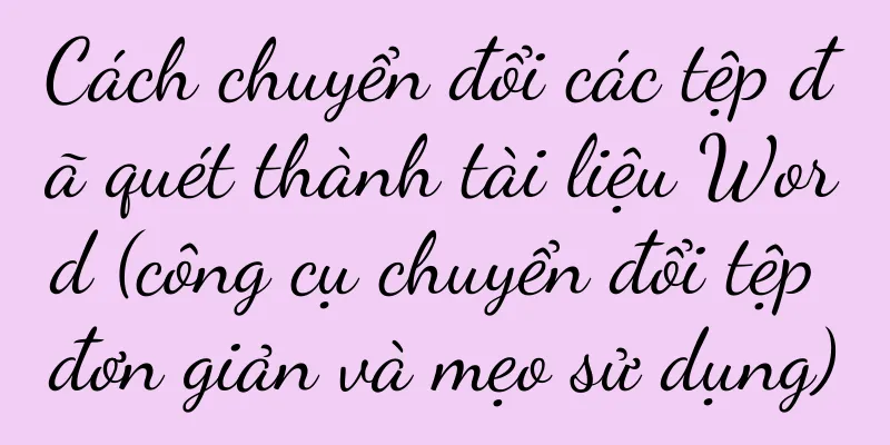 Cách chuyển đổi các tệp đã quét thành tài liệu Word (công cụ chuyển đổi tệp đơn giản và mẹo sử dụng)