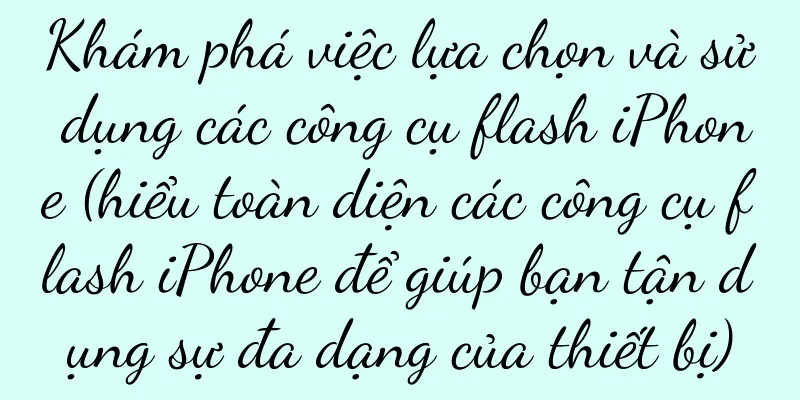 Khám phá việc lựa chọn và sử dụng các công cụ flash iPhone (hiểu toàn diện các công cụ flash iPhone để giúp bạn tận dụng sự đa dạng của thiết bị)