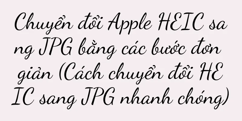 Chuyển đổi Apple HEIC sang JPG bằng các bước đơn giản (Cách chuyển đổi HEIC sang JPG nhanh chóng)