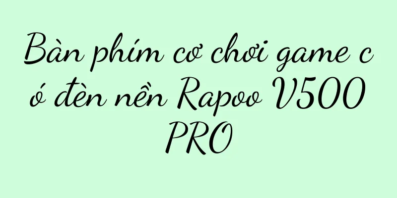Bàn phím cơ chơi game có đèn nền Rapoo V500PRO
