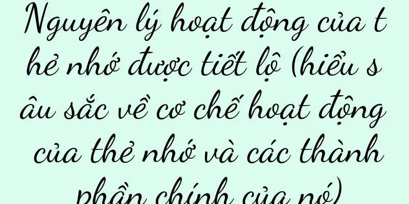 Nguyên lý hoạt động của thẻ nhớ được tiết lộ (hiểu sâu sắc về cơ chế hoạt động của thẻ nhớ và các thành phần chính của nó)