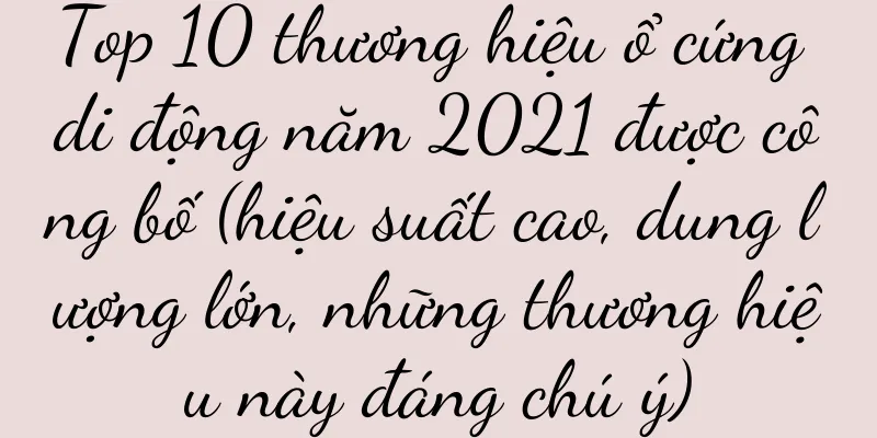 Top 10 thương hiệu ổ cứng di động năm 2021 được công bố (hiệu suất cao, dung lượng lớn, những thương hiệu này đáng chú ý)