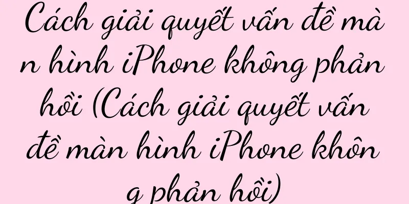 Cách giải quyết vấn đề màn hình iPhone không phản hồi (Cách giải quyết vấn đề màn hình iPhone không phản hồi)