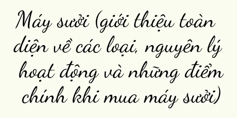 Máy sưởi (giới thiệu toàn diện về các loại, nguyên lý hoạt động và những điểm chính khi mua máy sưởi)