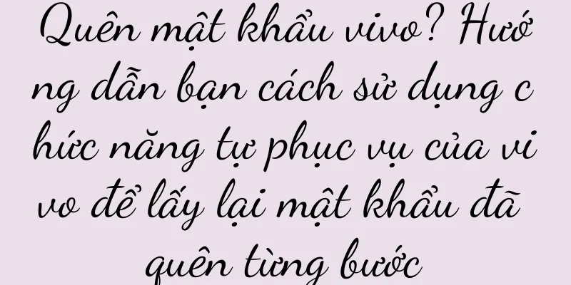 Quên mật khẩu vivo? Hướng dẫn bạn cách sử dụng chức năng tự phục vụ của vivo để lấy lại mật khẩu đã quên từng bước