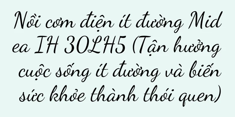 Nồi cơm điện ít đường Midea IH 30LH5 (Tận hưởng cuộc sống ít đường và biến sức khỏe thành thói quen)