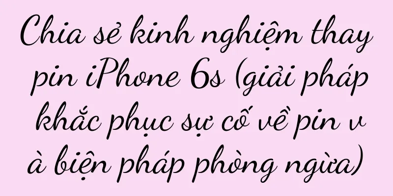 Chia sẻ kinh nghiệm thay pin iPhone 6s (giải pháp khắc phục sự cố về pin và biện pháp phòng ngừa)