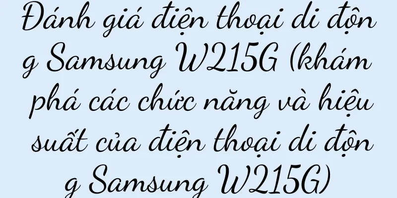 Đánh giá điện thoại di động Samsung W215G (khám phá các chức năng và hiệu suất của điện thoại di động Samsung W215G)