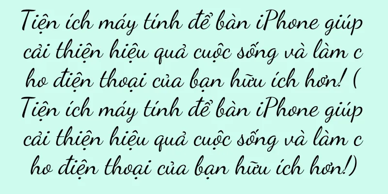 Tiện ích máy tính để bàn iPhone giúp cải thiện hiệu quả cuộc sống và làm cho điện thoại của bạn hữu ích hơn! (Tiện ích máy tính để bàn iPhone giúp cải thiện hiệu quả cuộc sống và làm cho điện thoại của bạn hữu ích hơn!)