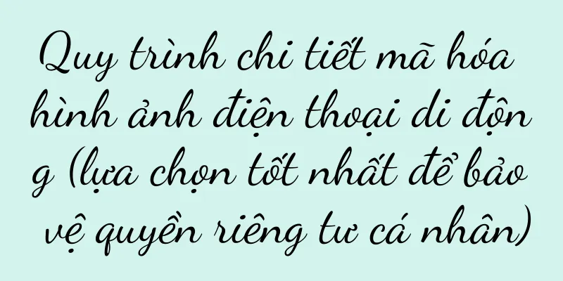 Quy trình chi tiết mã hóa hình ảnh điện thoại di động (lựa chọn tốt nhất để bảo vệ quyền riêng tư cá nhân)