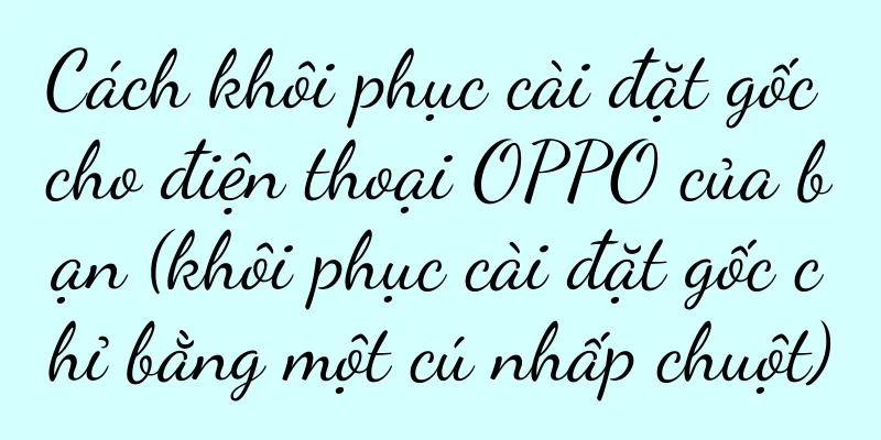 Cách khôi phục cài đặt gốc cho điện thoại OPPO của bạn (khôi phục cài đặt gốc chỉ bằng một cú nhấp chuột)