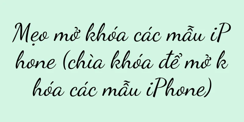 Mẹo mở khóa các mẫu iPhone (chìa khóa để mở khóa các mẫu iPhone)