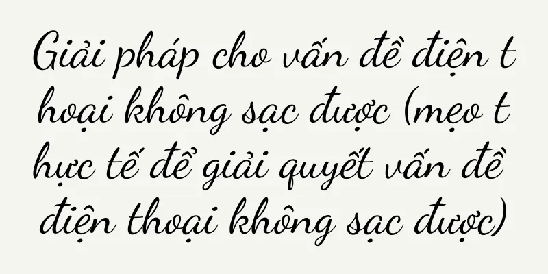 Giải pháp cho vấn đề điện thoại không sạc được (mẹo thực tế để giải quyết vấn đề điện thoại không sạc được)