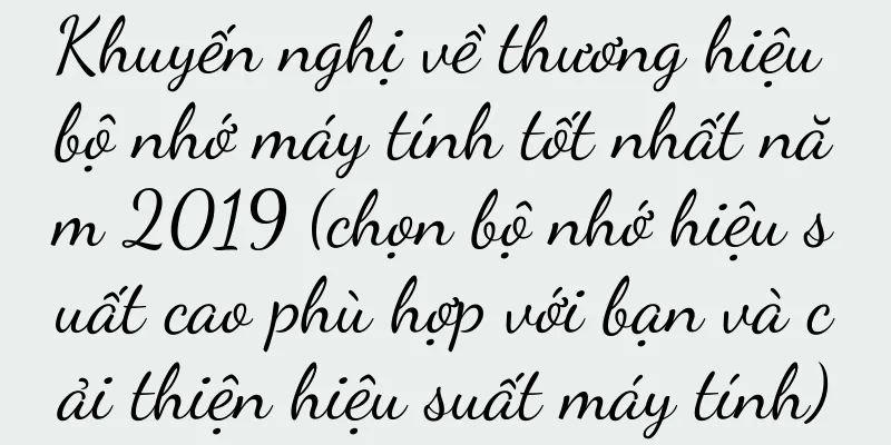 Khuyến nghị về thương hiệu bộ nhớ máy tính tốt nhất năm 2019 (chọn bộ nhớ hiệu suất cao phù hợp với bạn và cải thiện hiệu suất máy tính)
