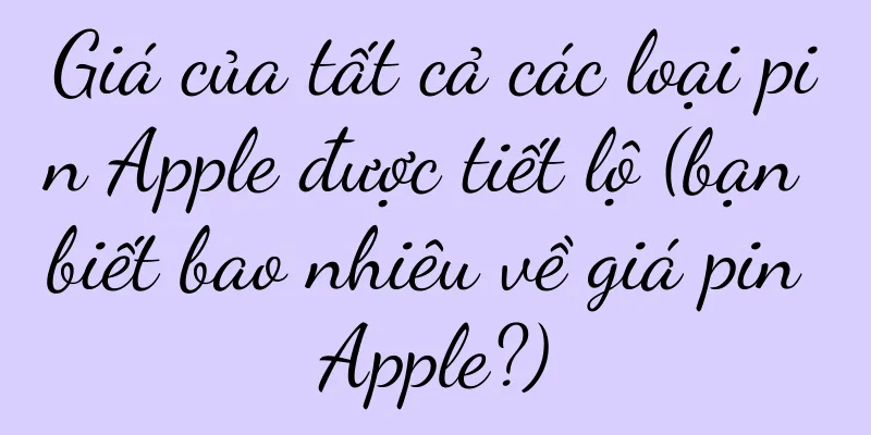 Giá của tất cả các loại pin Apple được tiết lộ (bạn biết bao nhiêu về giá pin Apple?)