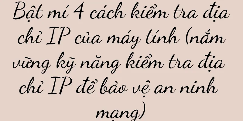 Bật mí 4 cách kiểm tra địa chỉ IP của máy tính (nắm vững kỹ năng kiểm tra địa chỉ IP để bảo vệ an ninh mạng)