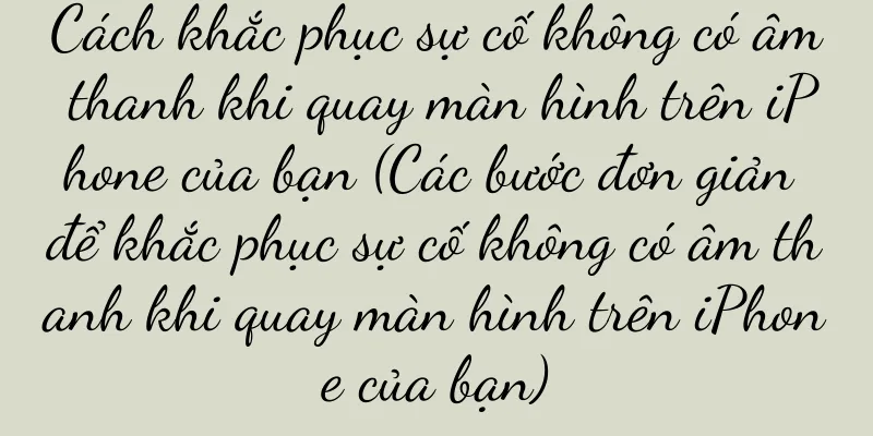 Cách khắc phục sự cố không có âm thanh khi quay màn hình trên iPhone của bạn (Các bước đơn giản để khắc phục sự cố không có âm thanh khi quay màn hình trên iPhone của bạn)
