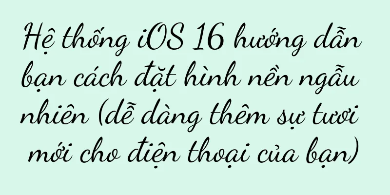 Hệ thống iOS 16 hướng dẫn bạn cách đặt hình nền ngẫu nhiên (dễ dàng thêm sự tươi mới cho điện thoại của bạn)