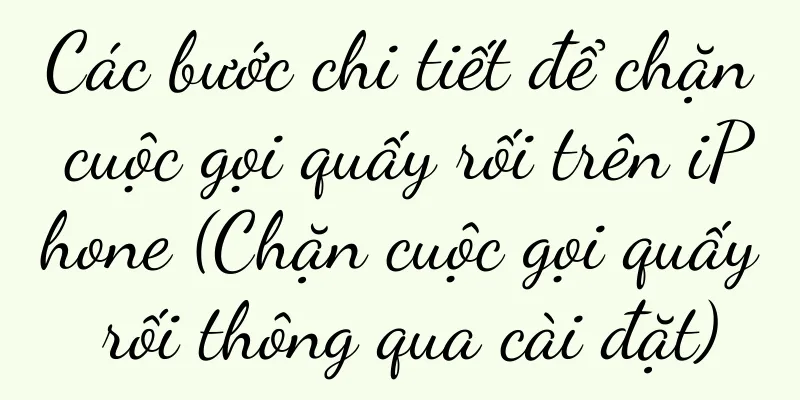 Các bước chi tiết để chặn cuộc gọi quấy rối trên iPhone (Chặn cuộc gọi quấy rối thông qua cài đặt)