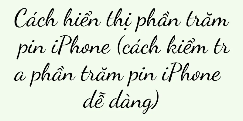Cách hiển thị phần trăm pin iPhone (cách kiểm tra phần trăm pin iPhone dễ dàng)