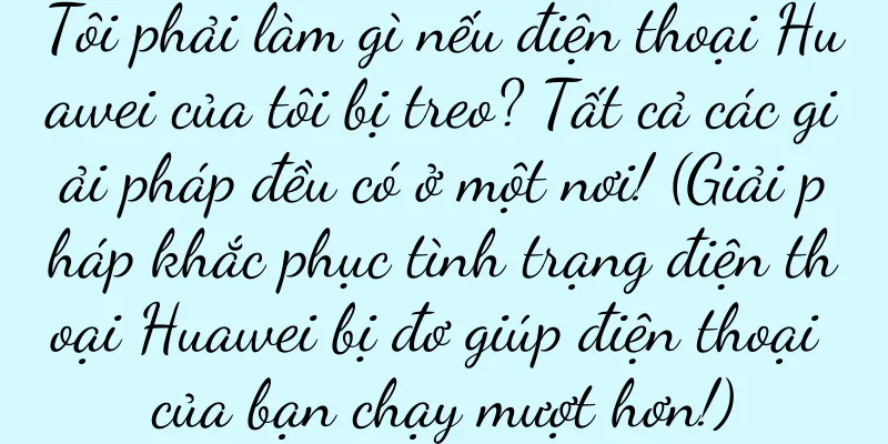 Tôi phải làm gì nếu điện thoại Huawei của tôi bị treo? Tất cả các giải pháp đều có ở một nơi! (Giải pháp khắc phục tình trạng điện thoại Huawei bị đơ giúp điện thoại của bạn chạy mượt hơn!)