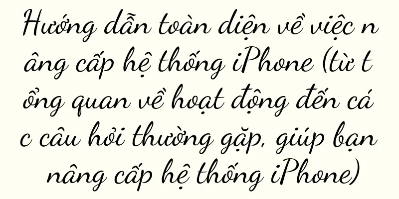 Hướng dẫn toàn diện về việc nâng cấp hệ thống iPhone (từ tổng quan về hoạt động đến các câu hỏi thường gặp, giúp bạn nâng cấp hệ thống iPhone)