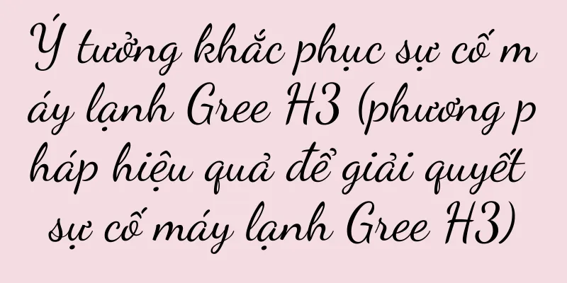 Ý tưởng khắc phục sự cố máy lạnh Gree H3 (phương pháp hiệu quả để giải quyết sự cố máy lạnh Gree H3)