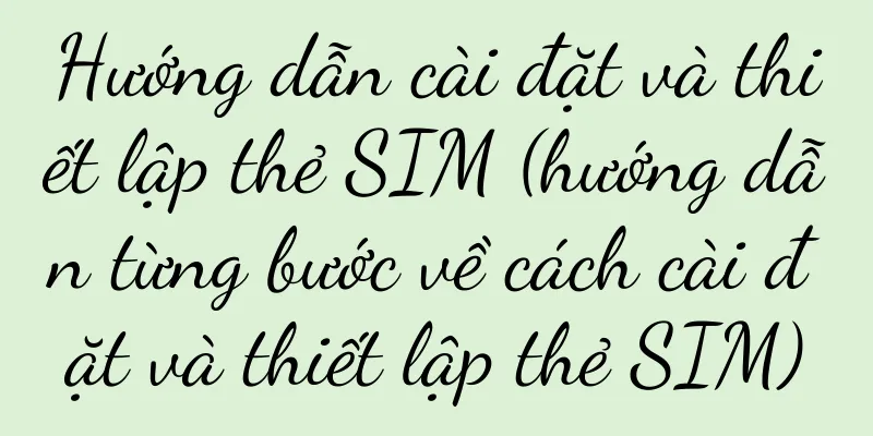 Hướng dẫn cài đặt và thiết lập thẻ SIM (hướng dẫn từng bước về cách cài đặt và thiết lập thẻ SIM)