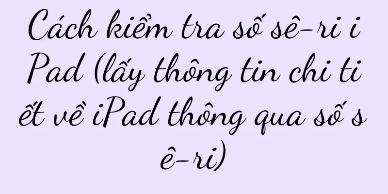 Cách kiểm tra số sê-ri iPad (lấy thông tin chi tiết về iPad thông qua số sê-ri)