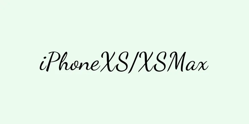 iPhoneXS/XSMax