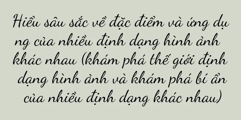 Hiểu sâu sắc về đặc điểm và ứng dụng của nhiều định dạng hình ảnh khác nhau (khám phá thế giới định dạng hình ảnh và khám phá bí ẩn của nhiều định dạng khác nhau)