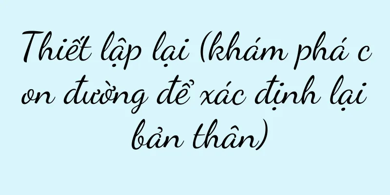 Thiết lập lại (khám phá con đường để xác định lại bản thân)