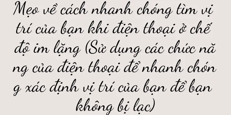 Mẹo về cách nhanh chóng tìm vị trí của bạn khi điện thoại ở chế độ im lặng (Sử dụng các chức năng của điện thoại để nhanh chóng xác định vị trí của bạn để bạn không bị lạc)