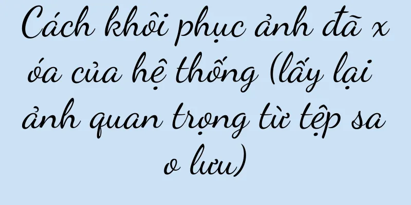 Cách khôi phục ảnh đã xóa của hệ thống (lấy lại ảnh quan trọng từ tệp sao lưu)