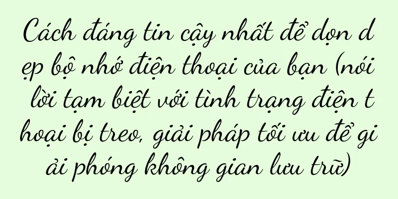 Cách đáng tin cậy nhất để dọn dẹp bộ nhớ điện thoại của bạn (nói lời tạm biệt với tình trạng điện thoại bị treo, giải pháp tối ưu để giải phóng không gian lưu trữ)