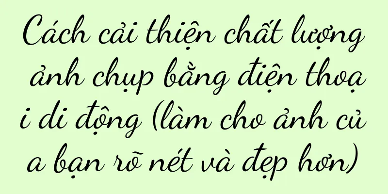 Cách cải thiện chất lượng ảnh chụp bằng điện thoại di động (làm cho ảnh của bạn rõ nét và đẹp hơn)