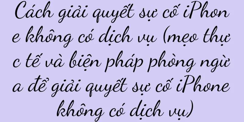 Cách giải quyết sự cố iPhone không có dịch vụ (mẹo thực tế và biện pháp phòng ngừa để giải quyết sự cố iPhone không có dịch vụ)