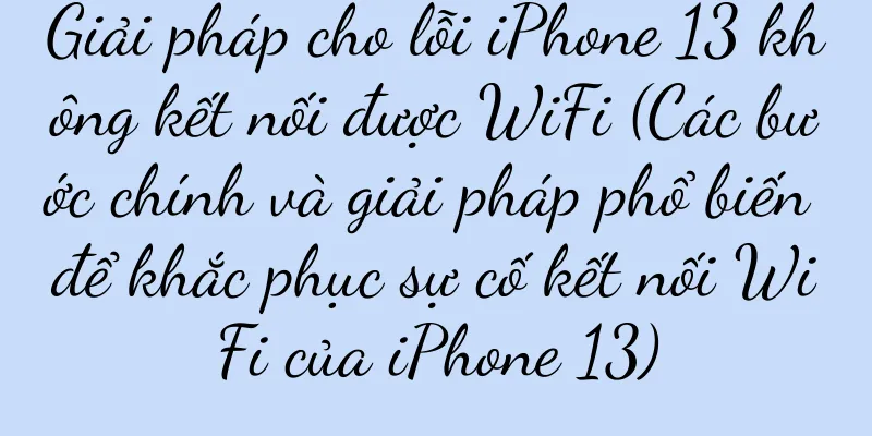 Giải pháp cho lỗi iPhone 13 không kết nối được WiFi (Các bước chính và giải pháp phổ biến để khắc phục sự cố kết nối WiFi của iPhone 13)