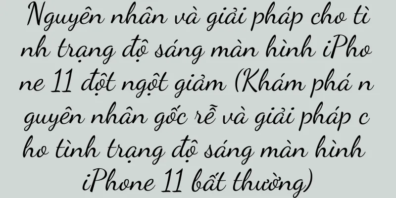 Nguyên nhân và giải pháp cho tình trạng độ sáng màn hình iPhone 11 đột ngột giảm (Khám phá nguyên nhân gốc rễ và giải pháp cho tình trạng độ sáng màn hình iPhone 11 bất thường)