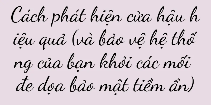 Cách phát hiện cửa hậu hiệu quả (và bảo vệ hệ thống của bạn khỏi các mối đe dọa bảo mật tiềm ẩn)