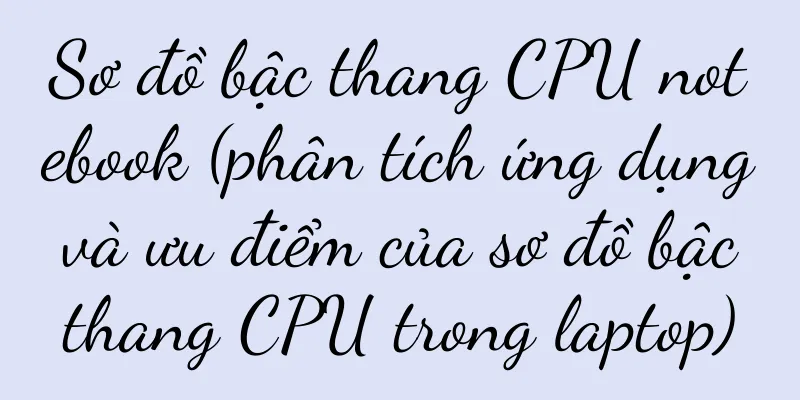 Sơ đồ bậc thang CPU notebook (phân tích ứng dụng và ưu điểm của sơ đồ bậc thang CPU trong laptop)
