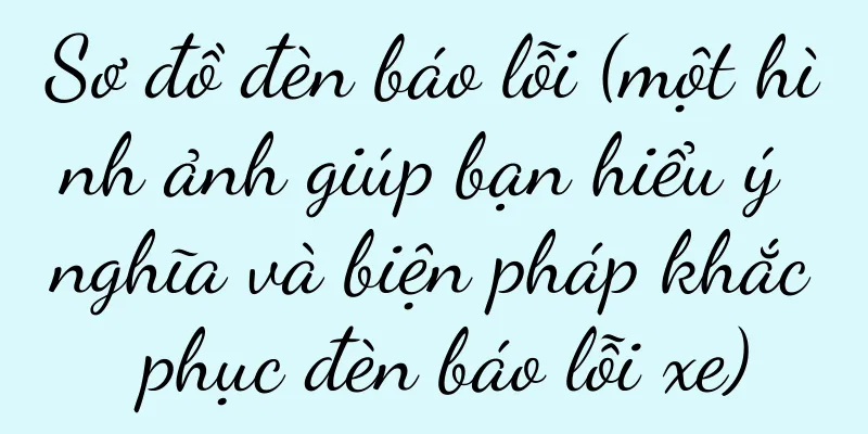 Sơ đồ đèn báo lỗi (một hình ảnh giúp bạn hiểu ý nghĩa và biện pháp khắc phục đèn báo lỗi xe)
