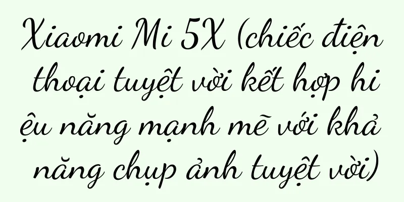 Xiaomi Mi 5X (chiếc điện thoại tuyệt vời kết hợp hiệu năng mạnh mẽ với khả năng chụp ảnh tuyệt vời)