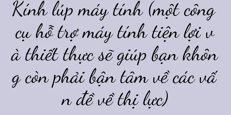 Kính lúp máy tính (một công cụ hỗ trợ máy tính tiện lợi và thiết thực sẽ giúp bạn không còn phải bận tâm về các vấn đề về thị lực)