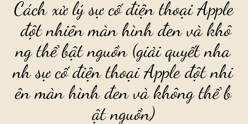 Cách xử lý sự cố điện thoại Apple đột nhiên màn hình đen và không thể bật nguồn (giải quyết nhanh sự cố điện thoại Apple đột nhiên màn hình đen và không thể bật nguồn)