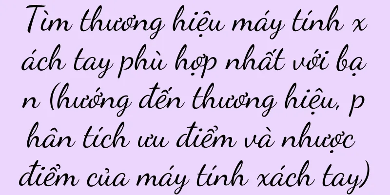 Tìm thương hiệu máy tính xách tay phù hợp nhất với bạn (hướng đến thương hiệu, phân tích ưu điểm và nhược điểm của máy tính xách tay)